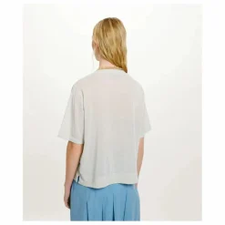 T-shirt Iora Métallisé | Gris clair