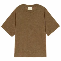 T-shirt Iora Métallisé | Tabac