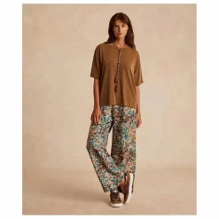 T-shirt Iora Métallisé | Tabac