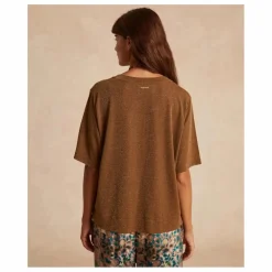 T-shirt Iora Métallisé | Tabac