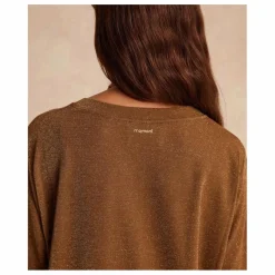 T-shirt Iora Métallisé | Tabac