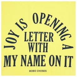 T-Shirt Joy Coton Bio | Jaune