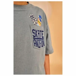 T-shirt Kanye Fun Coton Bio | Bleu