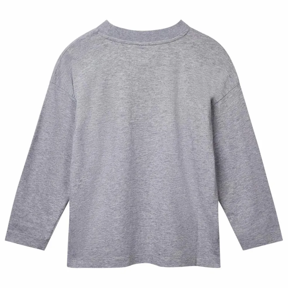 T-shirt Kukka Chat Coton Bio | Gris chiné