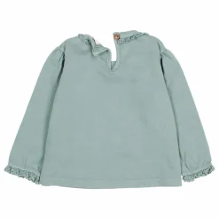 T-shirt Lace Bébé Coton Bio | Vert Cèdre