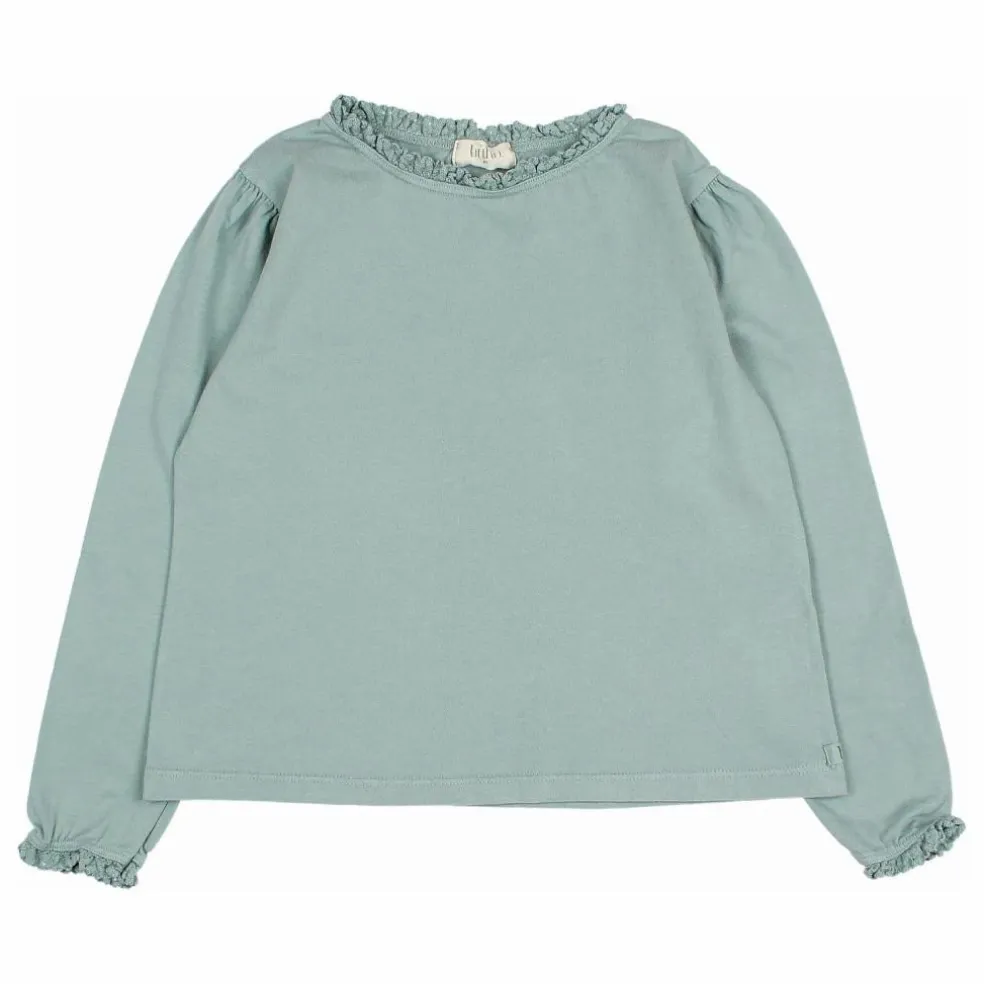 T-shirt Lace Coton Bio | Vert Cèdre
