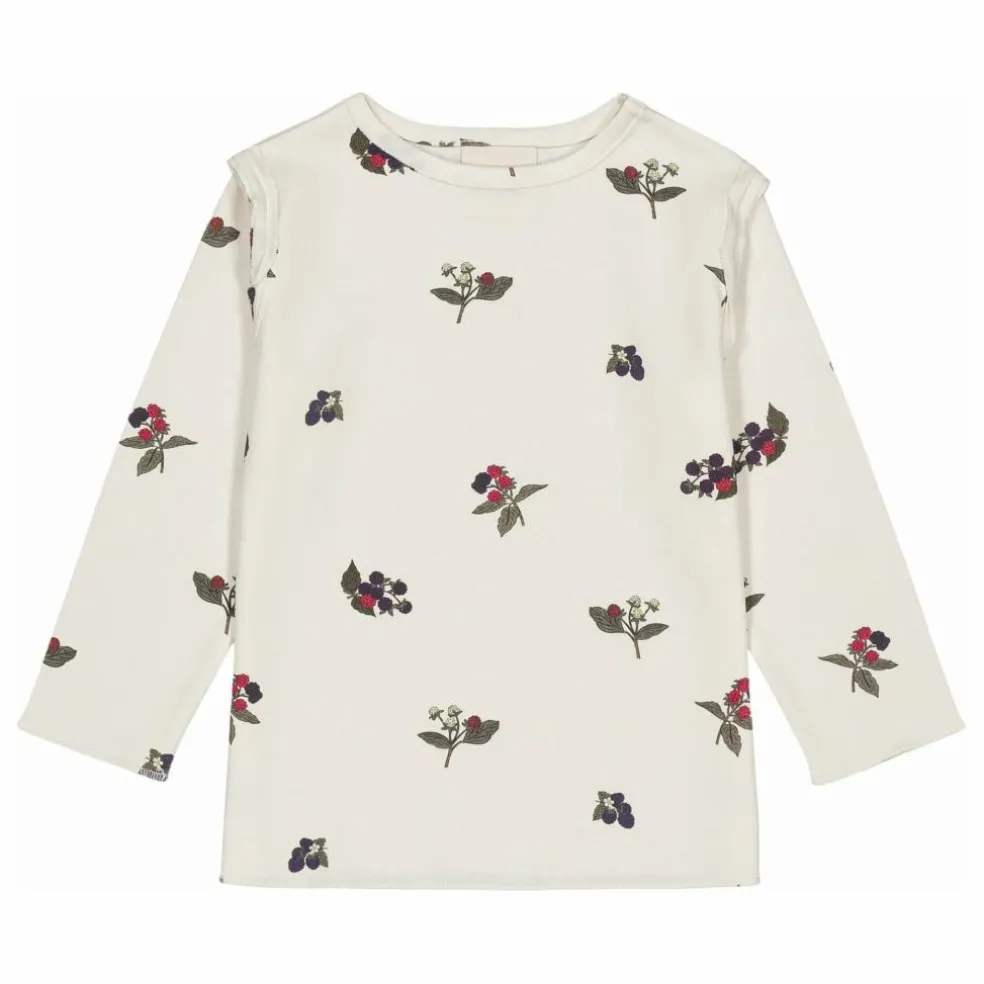 T-shirt Lala Mûres Coton Bio | Ecru