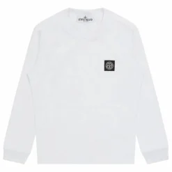 T-shirt Logo Manches Longues | Blanc