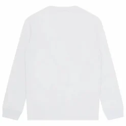 T-shirt Logo Manches Longues | Blanc
