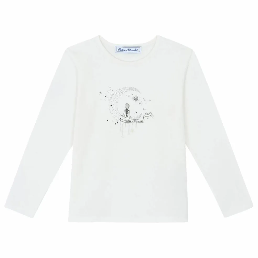 T-shirt Lune | Blanc