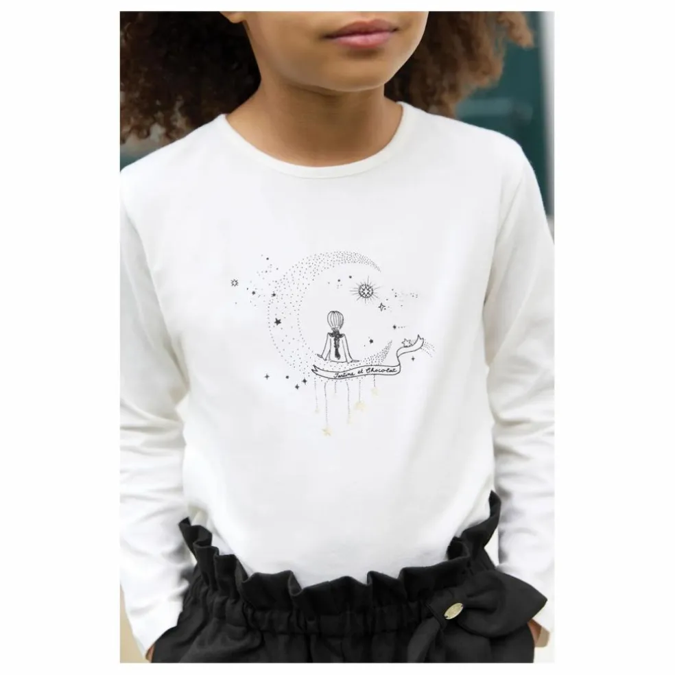 T-shirt Lune | Blanc