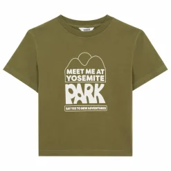 T-shirt Manches Courte Coton Bio | Vert kaki