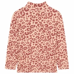 T-shirt Manches Longue bouffante imprimé animal | Rose