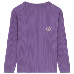 T-shirt Manches Longue coton bio | Violet