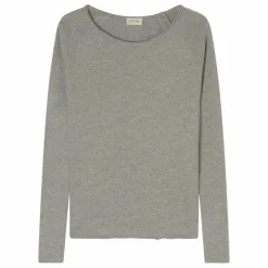 T-shirt Manches Longues Col Bateau Sonoma | Gris chiné