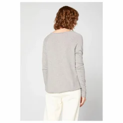 T-shirt Manches Longues Col Bateau Sonoma | Gris chiné