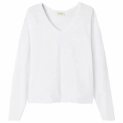 T-shirt Manches Longues Col V Sonoma | Blanc