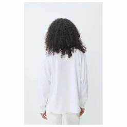 T-shirt Manches Longues Col V Sonoma | Blanc
