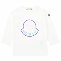 T-shirt Manches Longues Logo | Ecru