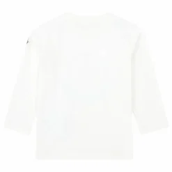 T-shirt Manches Longues Logo | Ecru