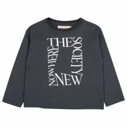 T-shirt Manches Longues Oscar Coton Bio | Noir