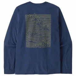 T-shirt Manches Longues Strataspire Responsibili Fibres Recyclées | Bleu
