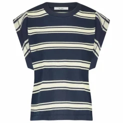 T-shirt Manson Rayé | Bleu marine