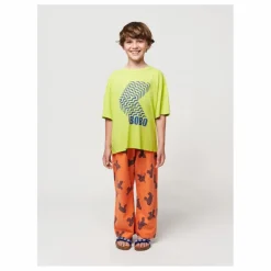 T-Shirt Matière Recyclée Shadow | Vert anis