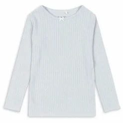 T-shirt Minnie Pointelle Coton Bio | Bleu pâle