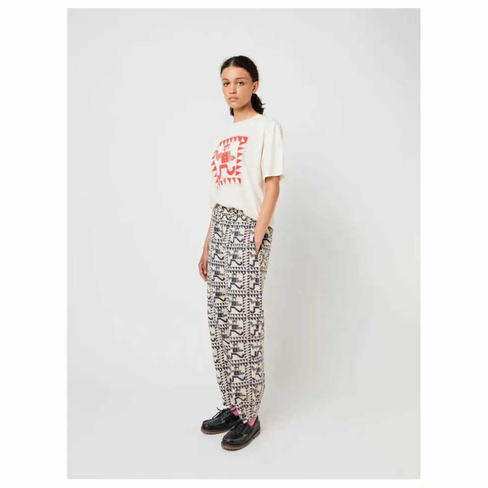 T-shirt Mr Pencil Coton Bio - Collection Femme | Blanc cassé