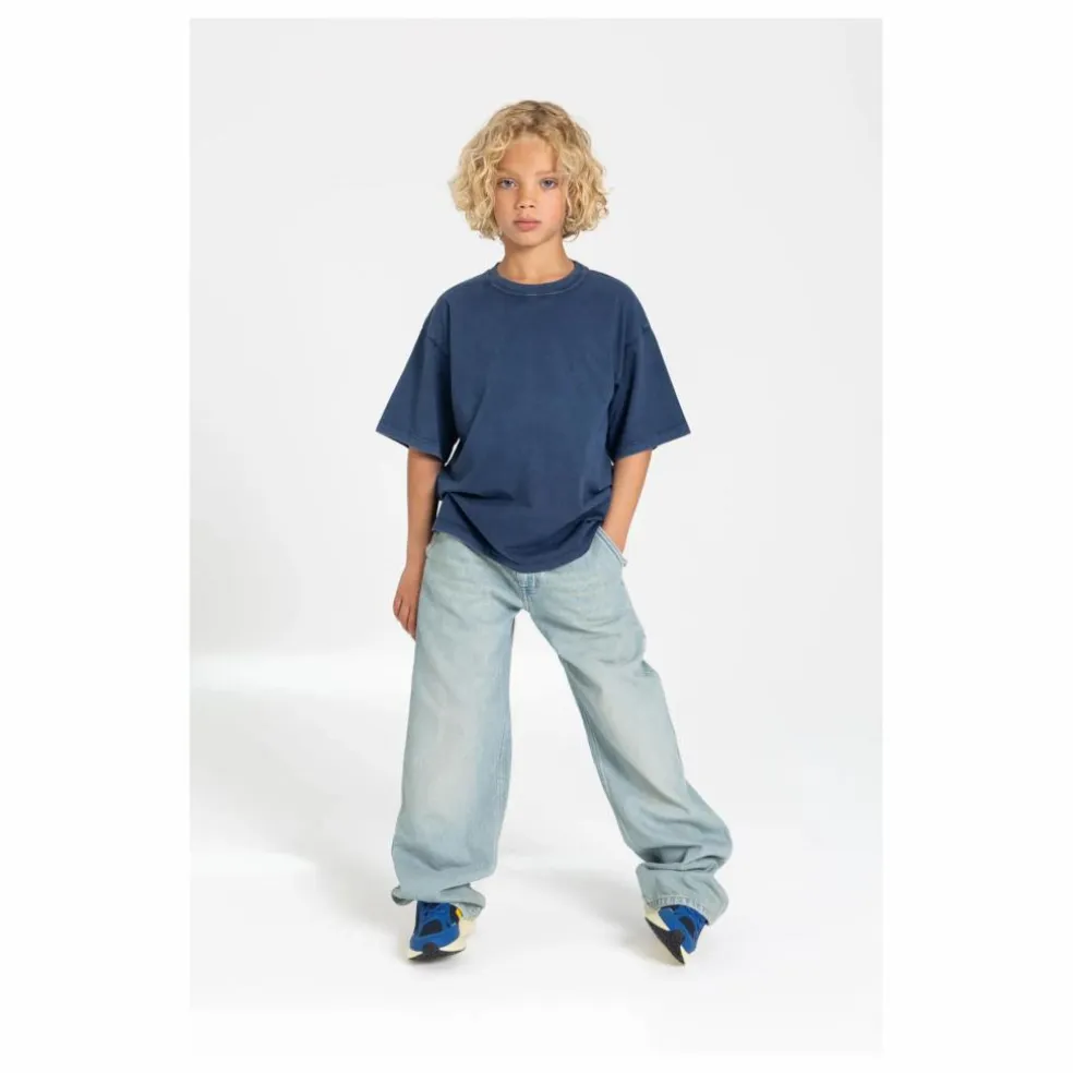 T-shirt Nils Coton Bio | Bleu marine
