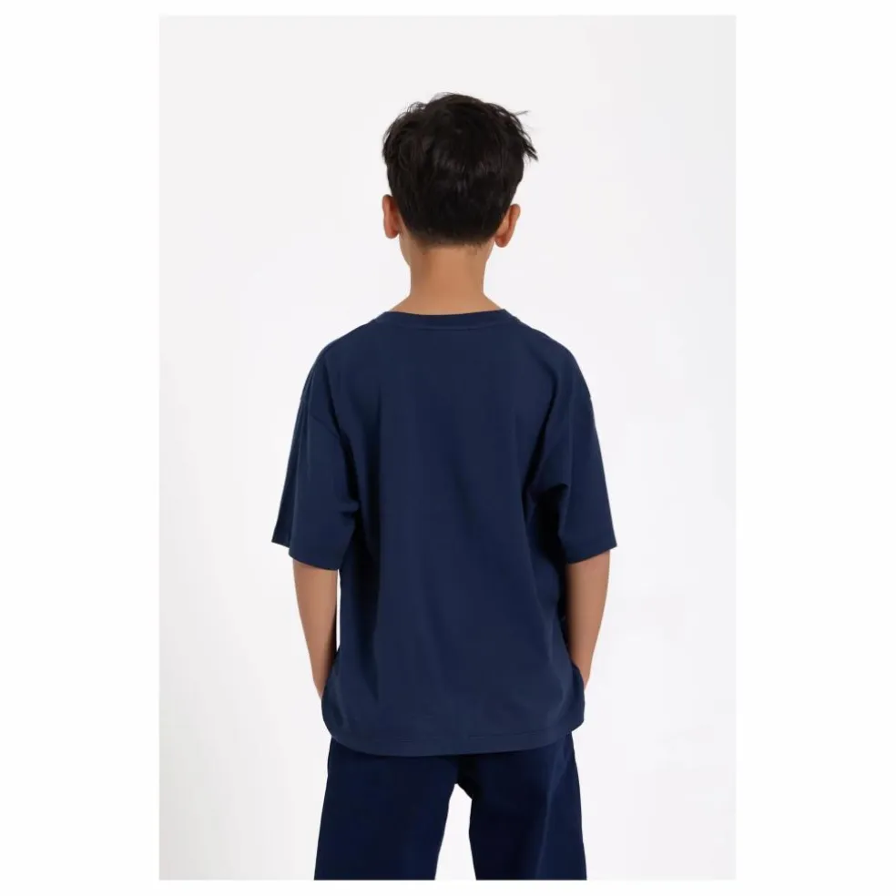 T-shirt Nils Coton Bio | Bleu délavé
