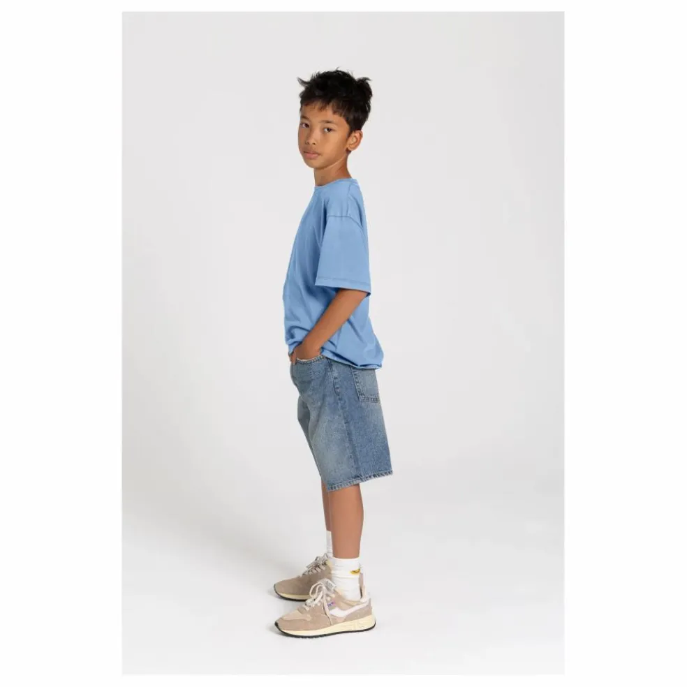 T-shirt Nils Coton Bio | Bleu gris