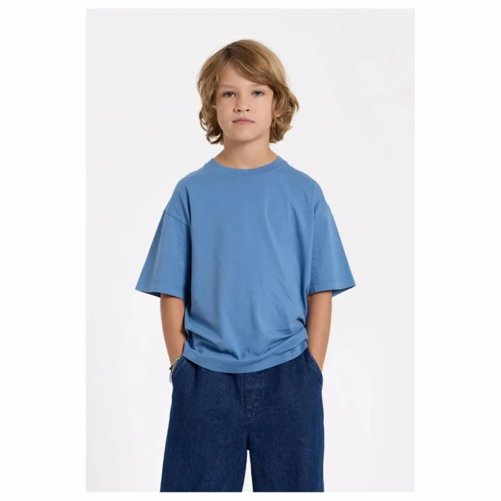 T-shirt Nils Coton Bio | Bleu