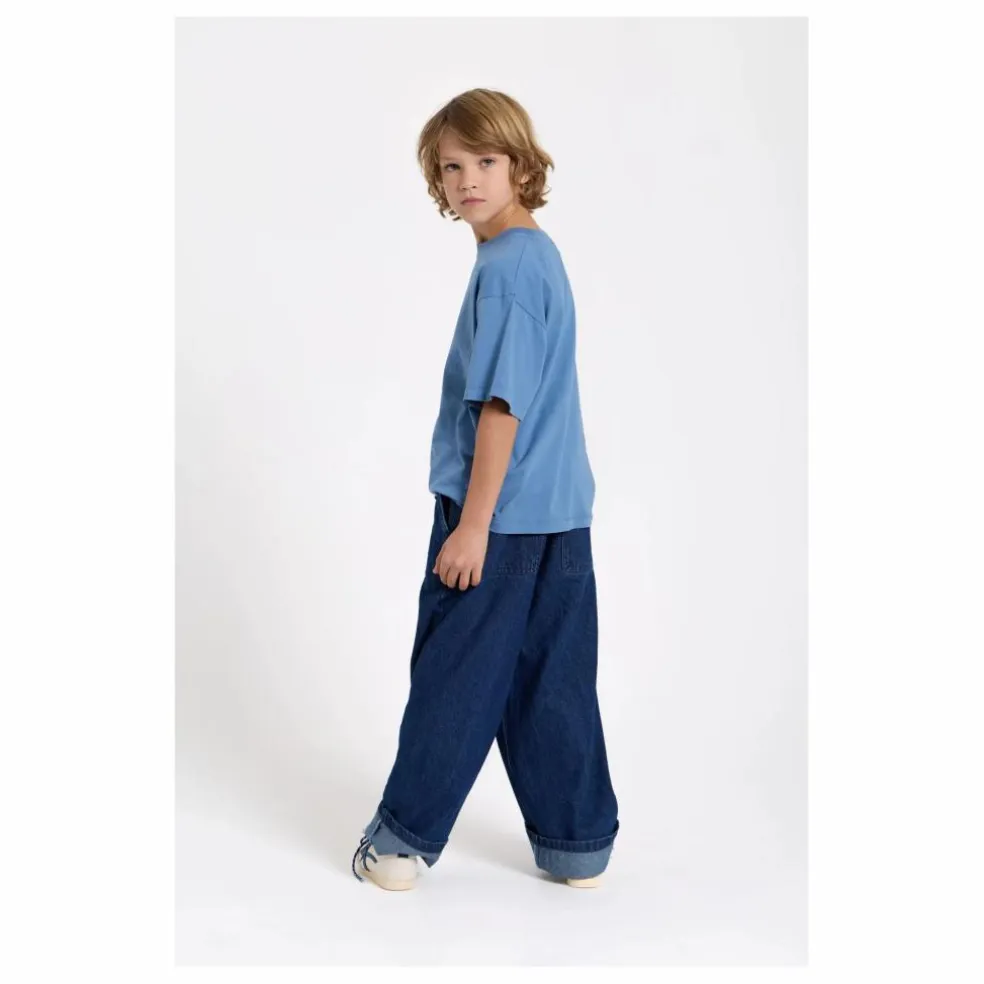 T-shirt Nils Coton Bio | Bleu