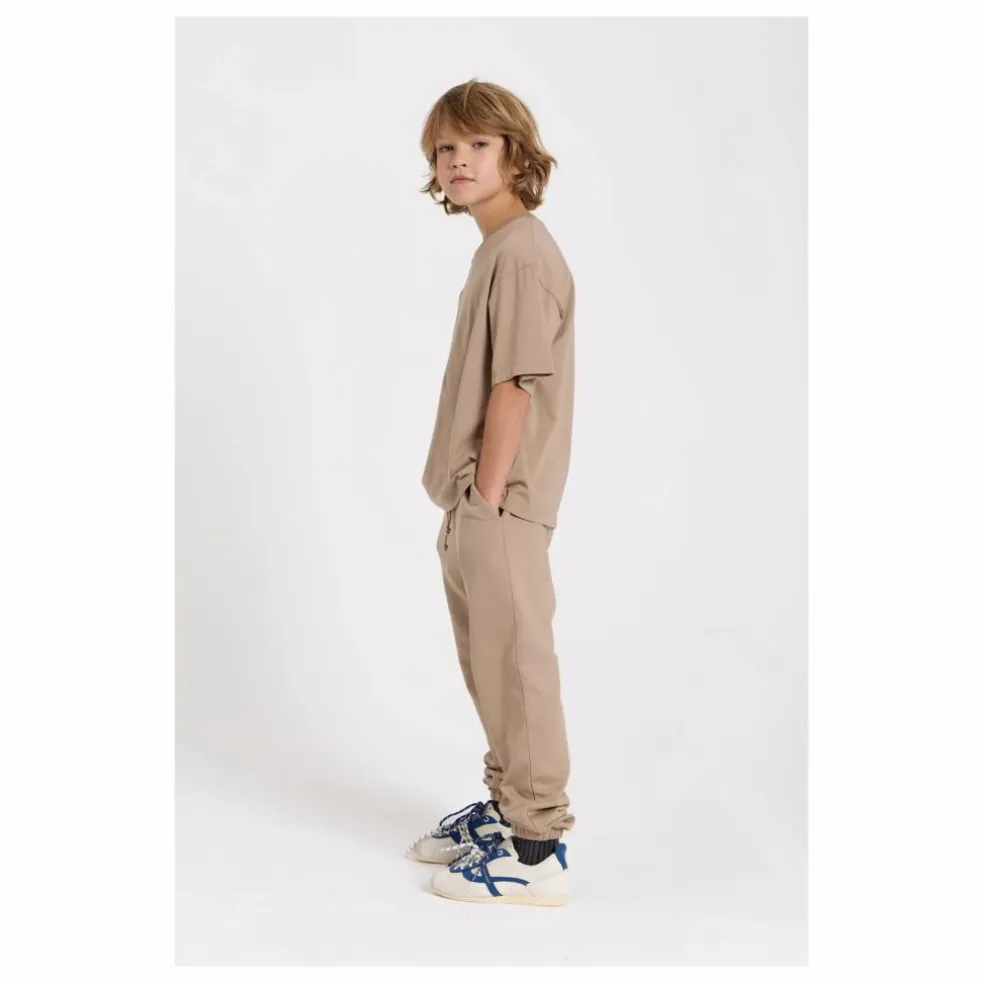 T-shirt Nils Coton Bio | Taupe