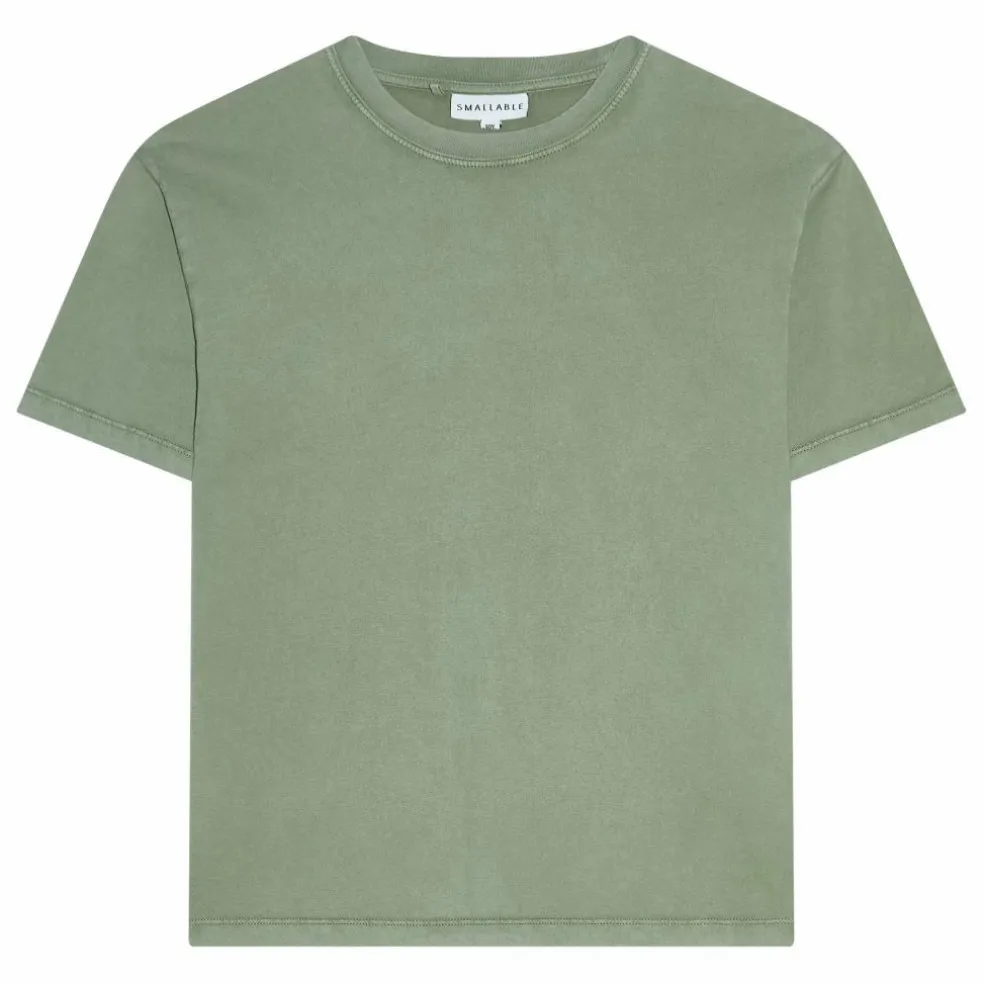 T-shirt Nils Coton Bio | Vert kaki clair