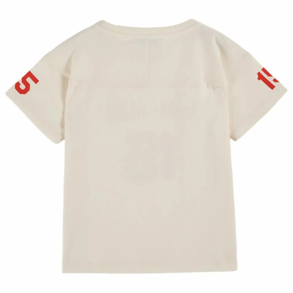 T-Shirt Numéro Coton Bio | Ecru