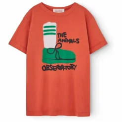 T-Shirt Oversize Big Rooster | Rouge