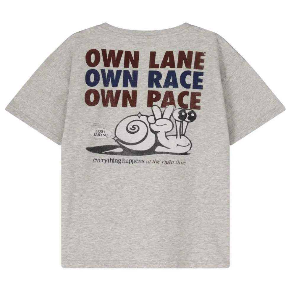 T-shirt Own Lane Coton Bio | Gris chiné