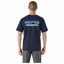 T-shirt P-6 Logo Responsibili Fibres Recyclées | Bleu