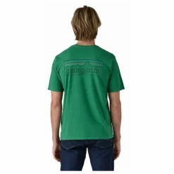 T-shirt P-6 Logo Responsibili Fibres Recyclées | Vert sapin