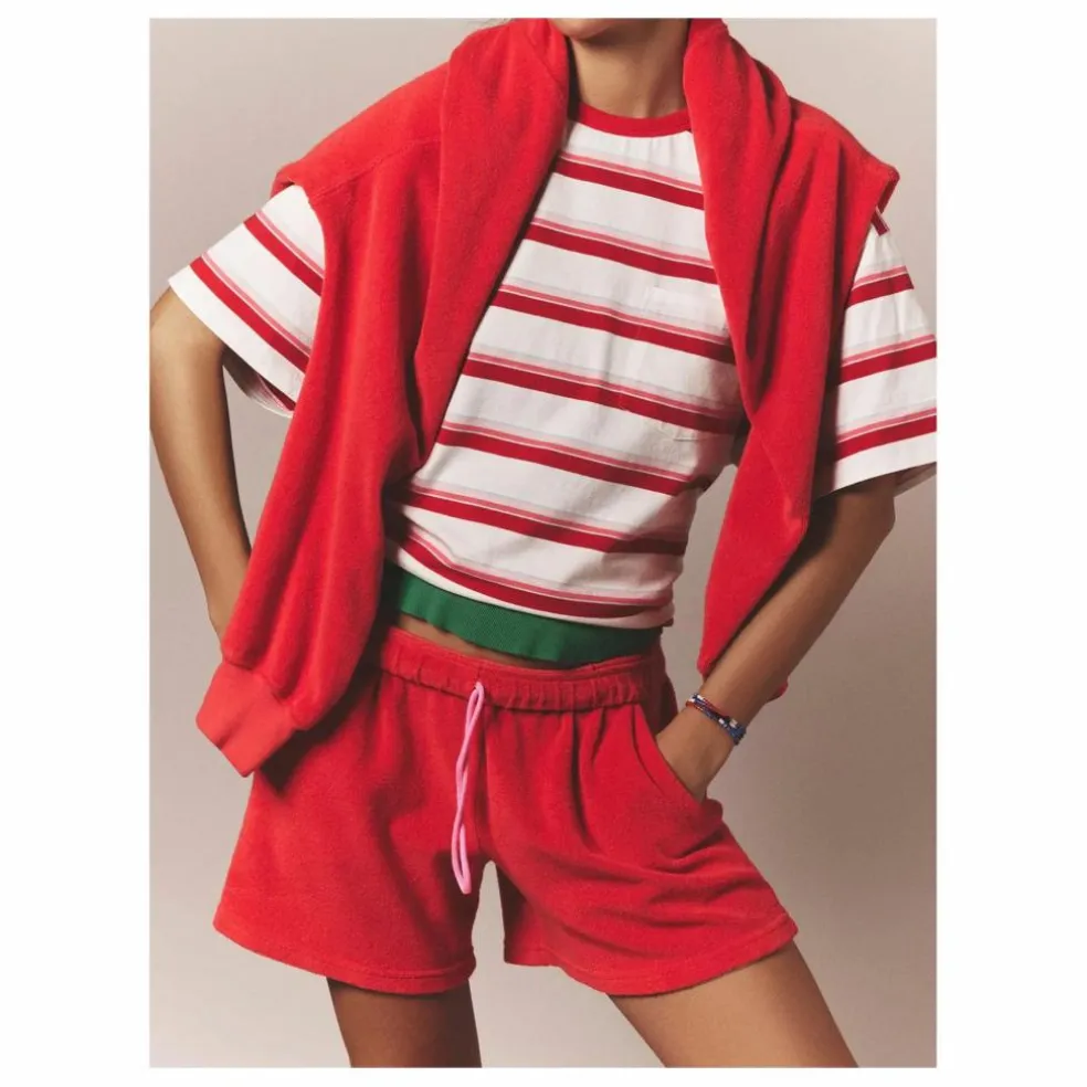 T-shirt Paulina Rayé | Blanc