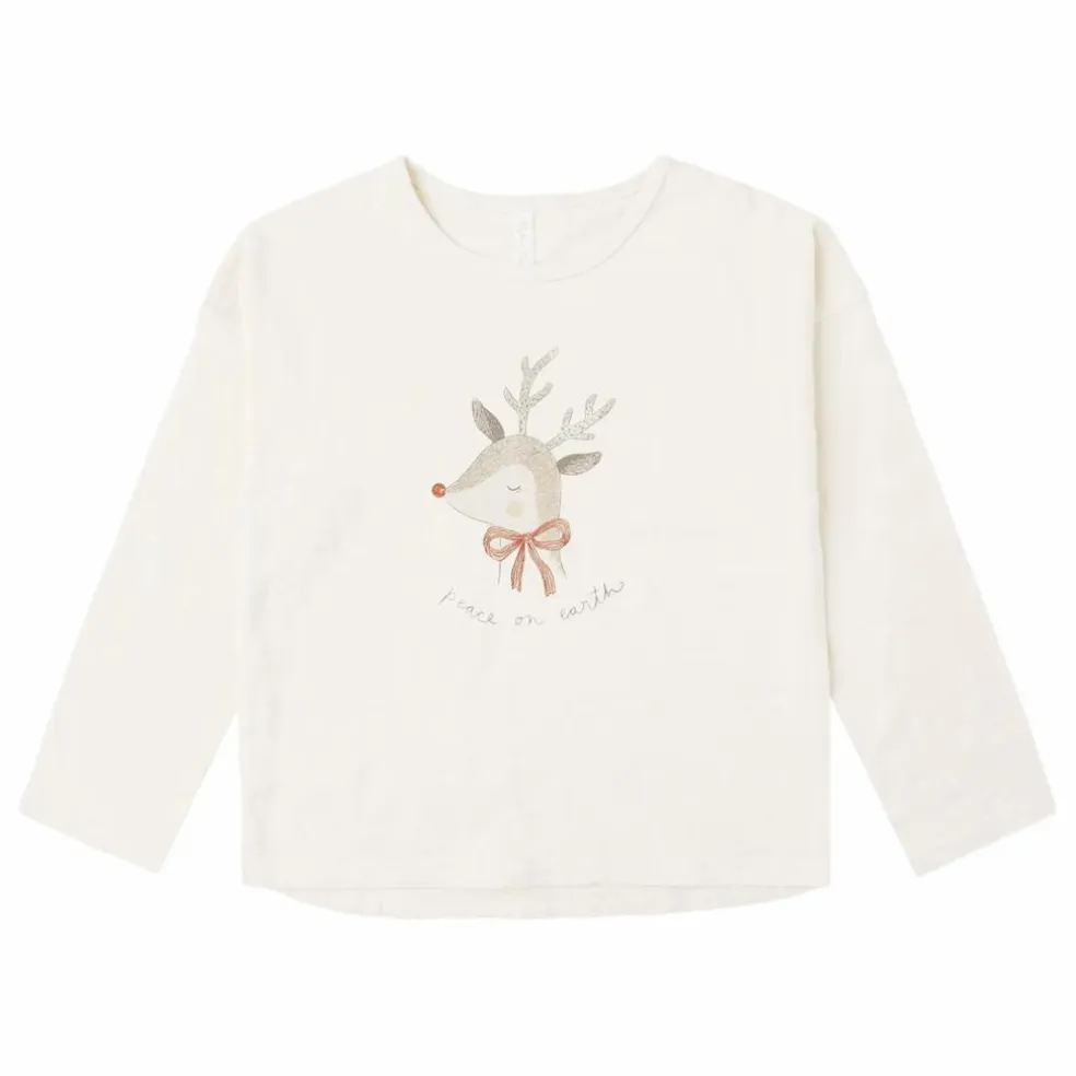 T-shirt Peace On Earth | Ecru