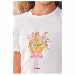 T-shirt Perles Bouquet de Fleurs | Jaune