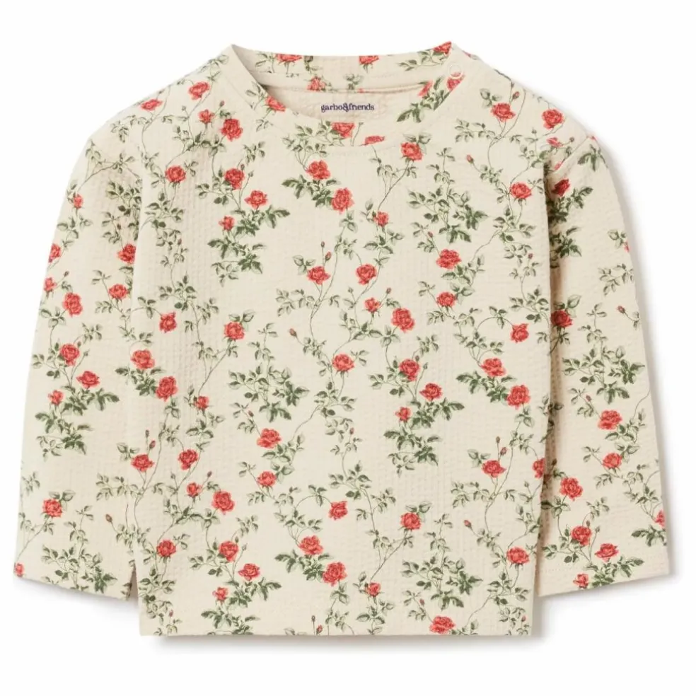 T-shirt Petit Rose Mini | Ecru