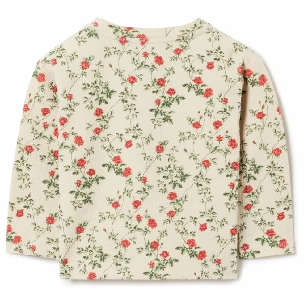 T-shirt Petit Rose Mini | Ecru