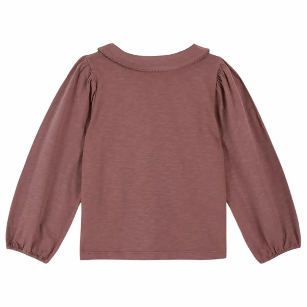 T-shirt Picote Coton Bio | Violine