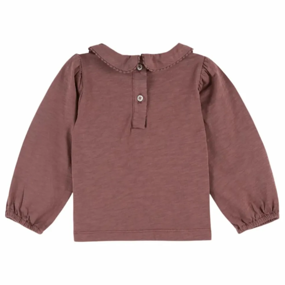 T-shirt Picote Coton Bio | Violine