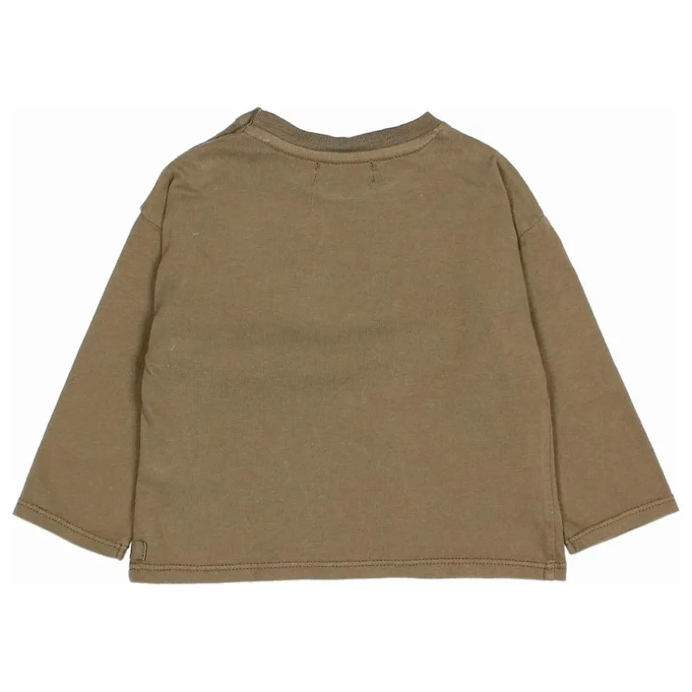 T-shirt Plane Coton Bio | Vert kaki